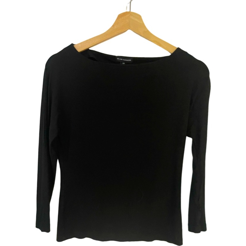 Club Monaco size small, black, long sleeve shirt